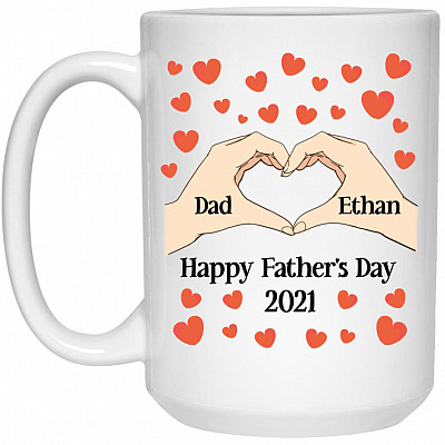 15 oz. White Mug