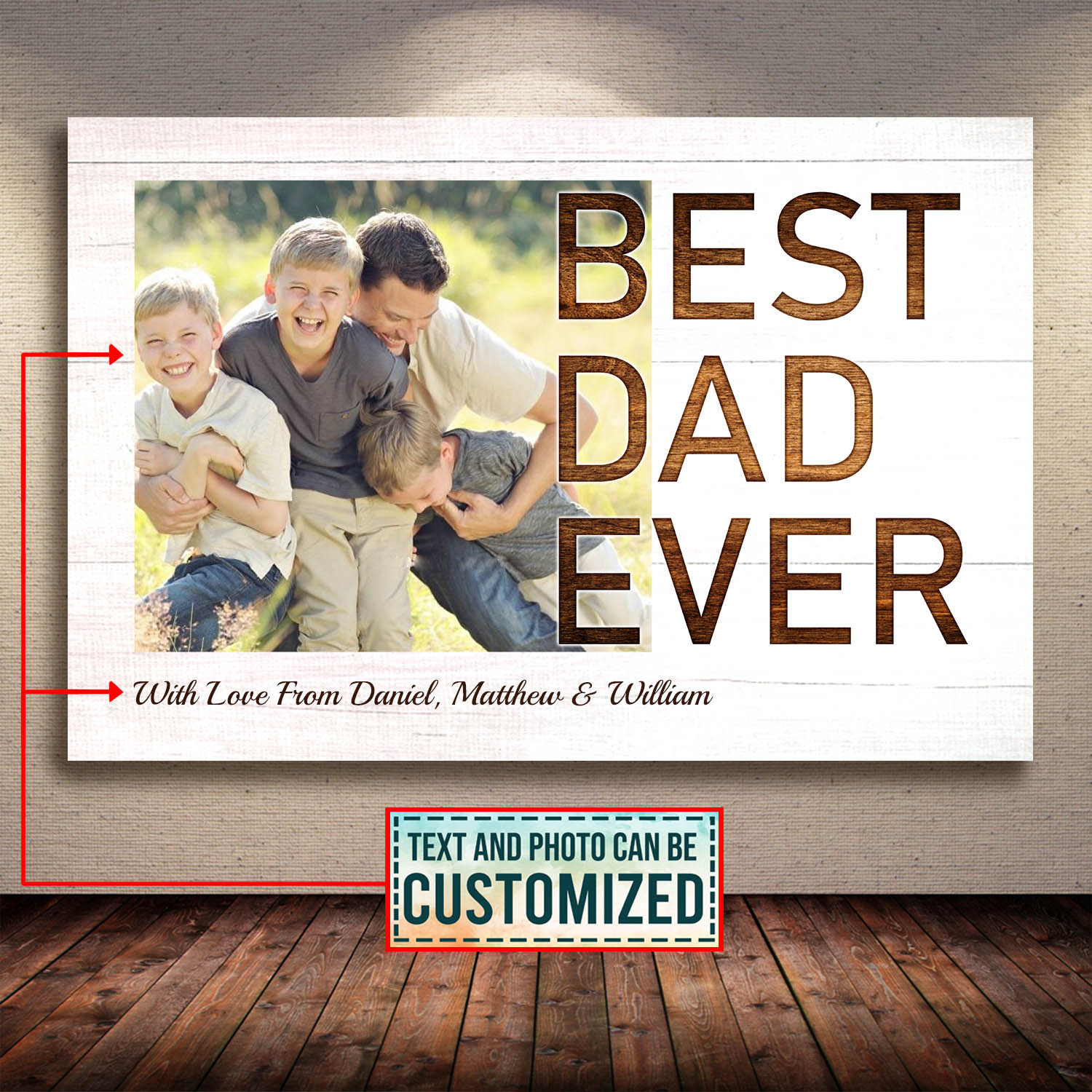 3. Best Dad Ever Mock Up 1