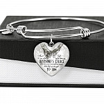 Ain't No Man Alive That Could Take My Husband's Place God Blessed Led Me Straight To Him Heart Pendant Necklace
