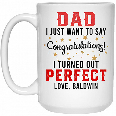 15 oz. White Mug