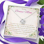 To My Bonus Mom You Mean Way Too Much For Me To Call You Mother In Law Love Knot Necklace To My Bonus Mom You Mean Way Too Much For Me To Call You Mother In Law Love Knot Necklace