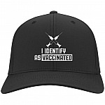 I identify hat, Black, Twill Cap