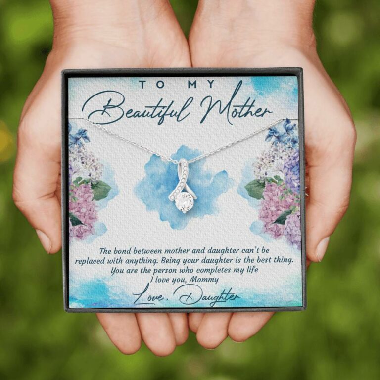 The Bond Between Mother And Daughter Cant Be Replaced Alluring Beauty Necklace - Mother Daughter Gift Necklace