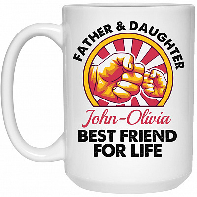 15 oz. White Mug