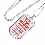 Personalized Stepped Up Dad Who Made The Choice Love Another Child's As Their Own Dog Tag Pendant Necklace Personalized Stepped Up Dad Who Made The Choice Love Another Child's As Their Own Dog Tag Pendant Necklace