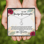 To My Beautiful Granddaughter You Will Be One Of The Most Beautiful Chapters Alluring Beauty Pendant Necklace To My Beautiful Granddaughter You Will Be One Of The Most Beautiful Chapters Alluring Beauty Pendant Necklace