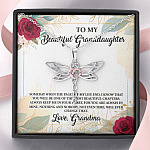 To My Beautiful Granddaughter You Will Be One Of The Most Beautiful Chapters Dragonfly Pendant Necklace To My Beautiful Granddaughter You Will Be One Of The Most Beautiful Chapters Dragonfly Pendant Necklace