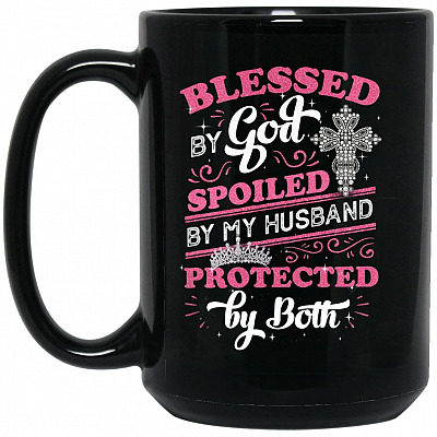 15 oz. Black Mug