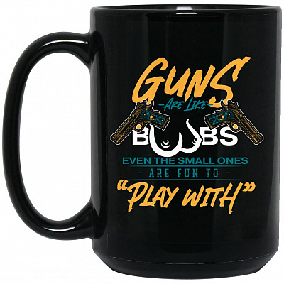 15 oz. Black Mug
