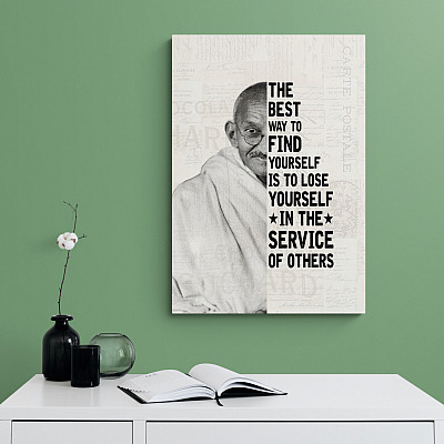 The Best Way To Find Yourself Is To Lose Yourself Wrapped Framed Canvas Prints - Unframed Poster - Home Decor