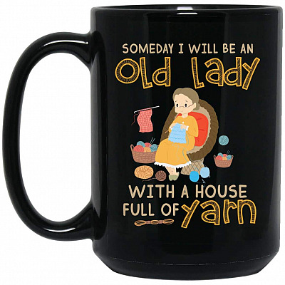 15 oz. Black Mug