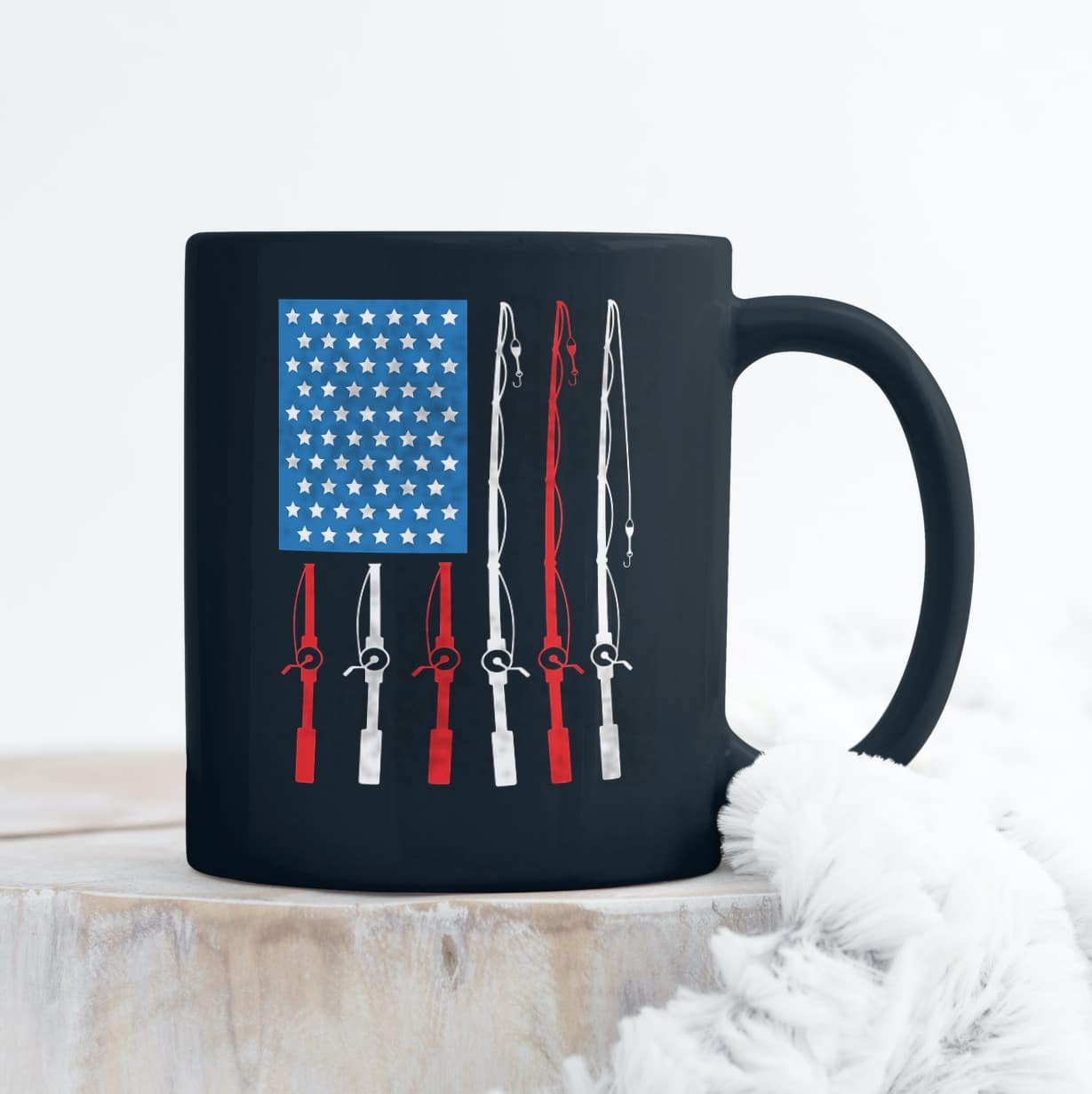 8KNG. Fishing flag_mug mk