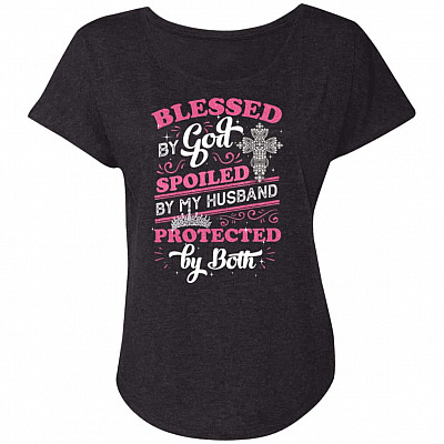 Ladies Triblend Dolman Sleeve
