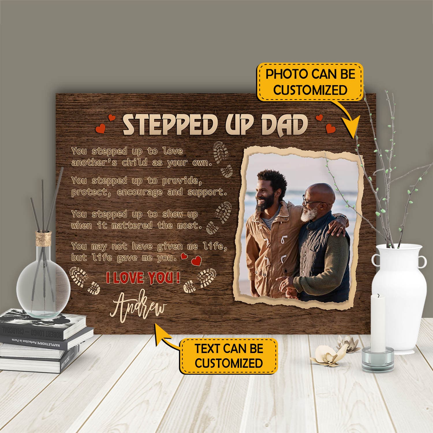 1N.Stepped Up Dad You Step Up To Love Mockup 2 1N.Stepped Up Dad You Step Up To Love Mockup 2