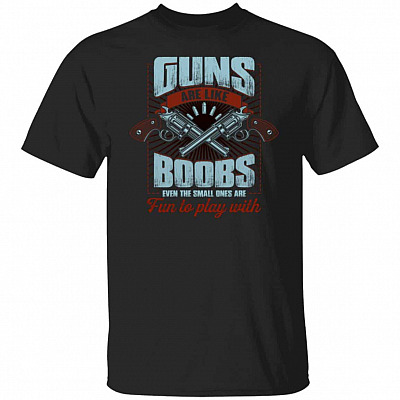 guns t, Black, Unisex T-Shirt
