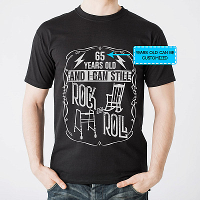 Alternative view of Personalized I Can Still Rock and Roll T-Shirt