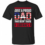 Proud Dad Shirt, Black, Unisex T-Shirt