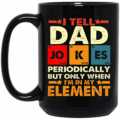 15 oz. Black Mug