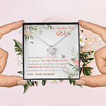 To My Smokin' Hot Wife Never Forget I Love You From Husband Love Knot Necklace To My Smokin' Hot Wife Never Forget I Love You From Husband Love Knot Necklace