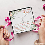 To My Smokin' Hot Wife Never Forget I Love You From Husband Alluring Beauty Necklace To My Smokin' Hot Wife Never Forget I Love You From Husband Alluring Beauty Necklace