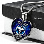 Guide My Hands And My Heart As I Care For My Patients Today Heart Pendant Necklace