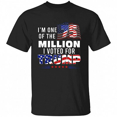 I'm One Of The 75, Black, Unisex T-Shirt