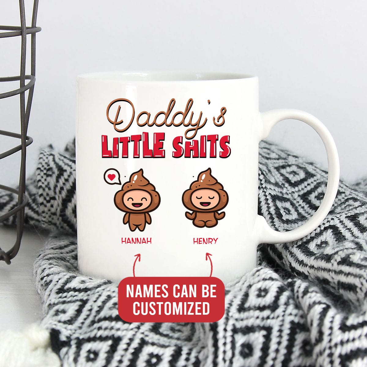 8VT. Daddys Little 2 Shits mug mk1