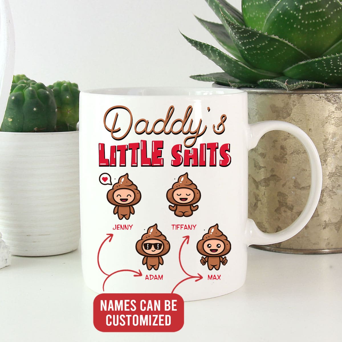 8VT. Daddys Little 4 Shits mug mk3