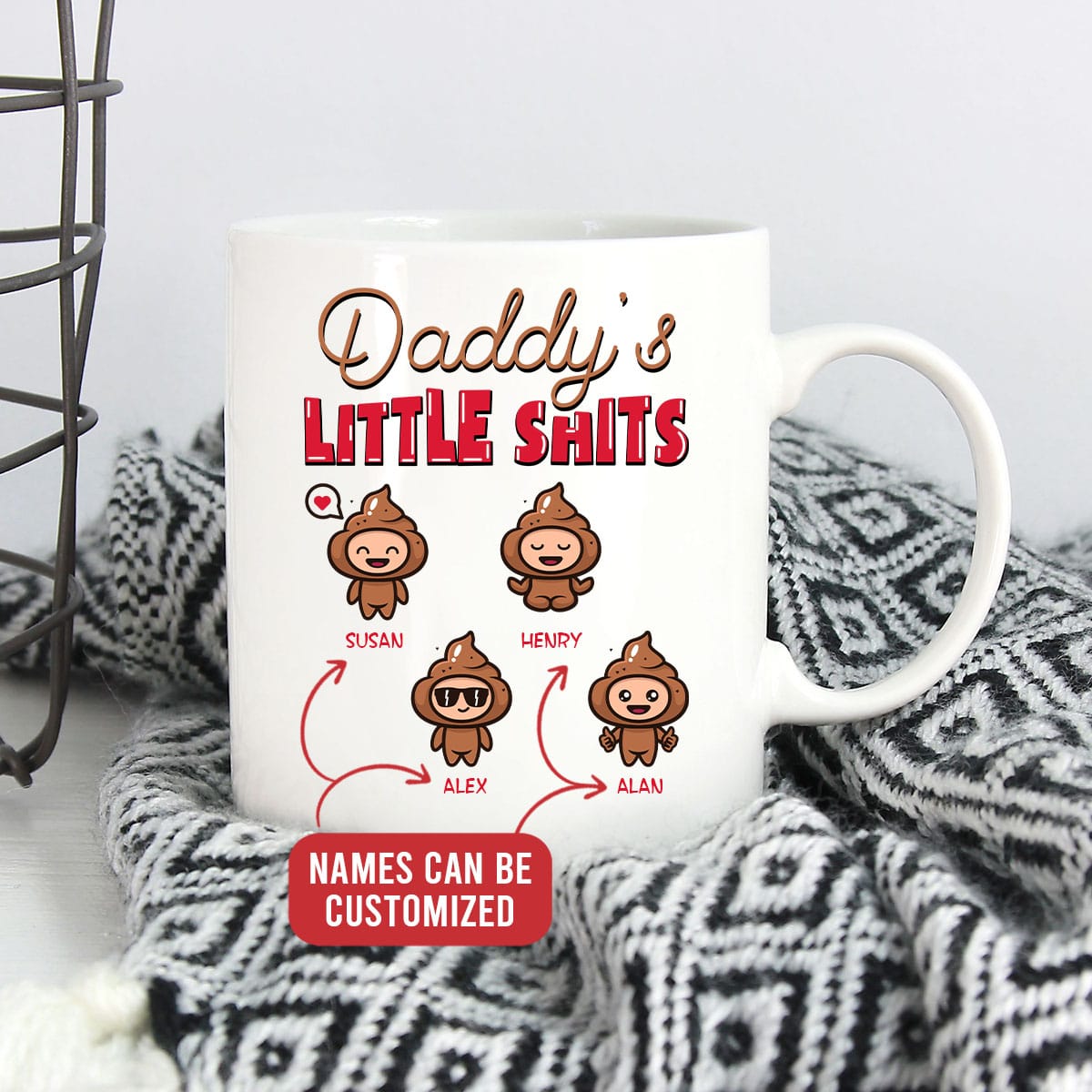 8VT. Daddys Little 4 Shits mug mk1