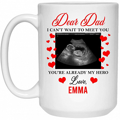 15 oz. White Mug