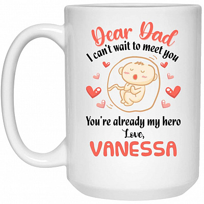 15 oz. White Mug