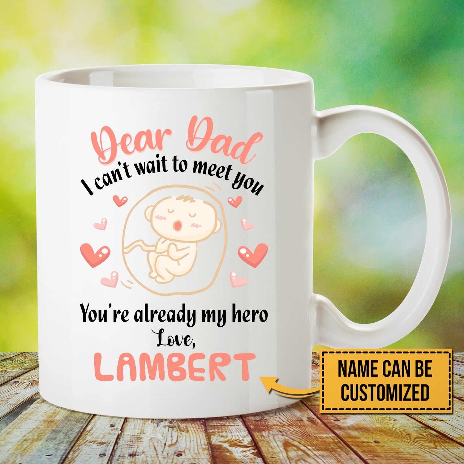 13 HG. Dear Dad Baby Bump () SAMPLE DESIGNmk3