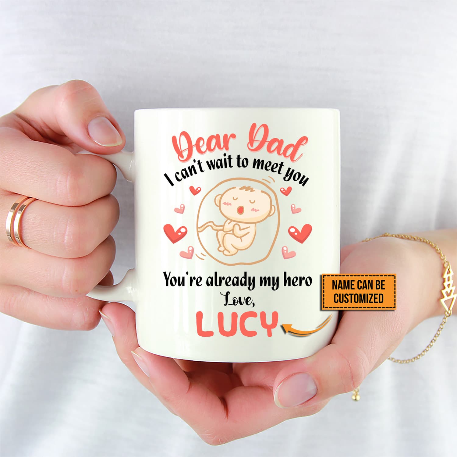 13 HG. Dear Dad Baby Bump () SAMPLE DESIGNmk1