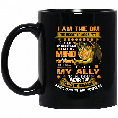 11 oz. Black Mug