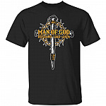 Christian Cross Man Of, Black, Unisex T-Shirt