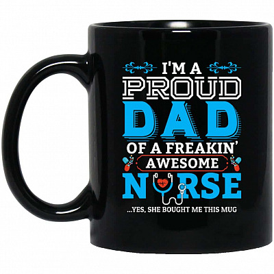 11 oz. Black Mug