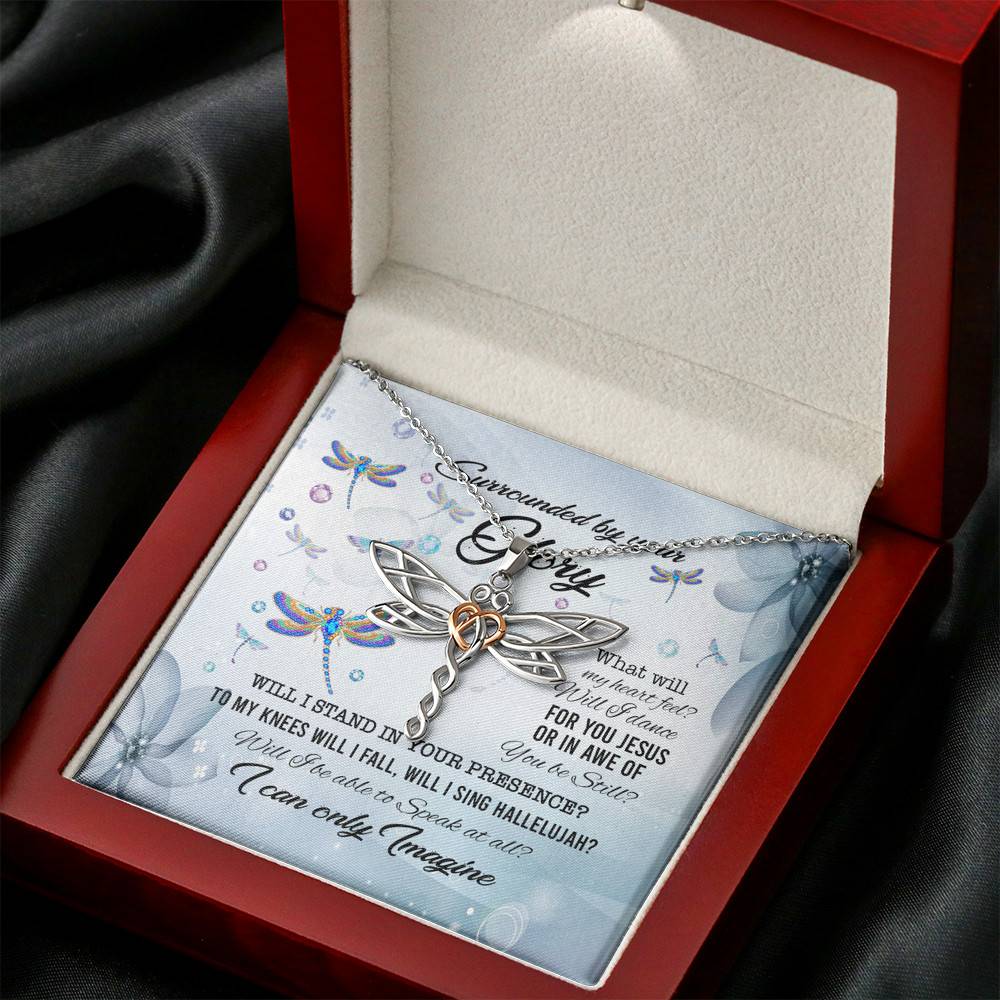 Dragonfly Surrounded by Your Glory What Will My Heart Feel Will I Dance for You Jesus Dragonfly Pendant Necklace Dragonfly Surrounded by Your Glory What Will My Heart Feel Will I Dance for You Jesus Dragonfly Pendant Necklace