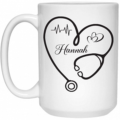15 oz. White Mug
