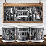 Personalized Mechanic Toolbox Set Gifts - Mechanic Mugs Two Sided Full Print Ceramic Coffee Mug - Beer Stein