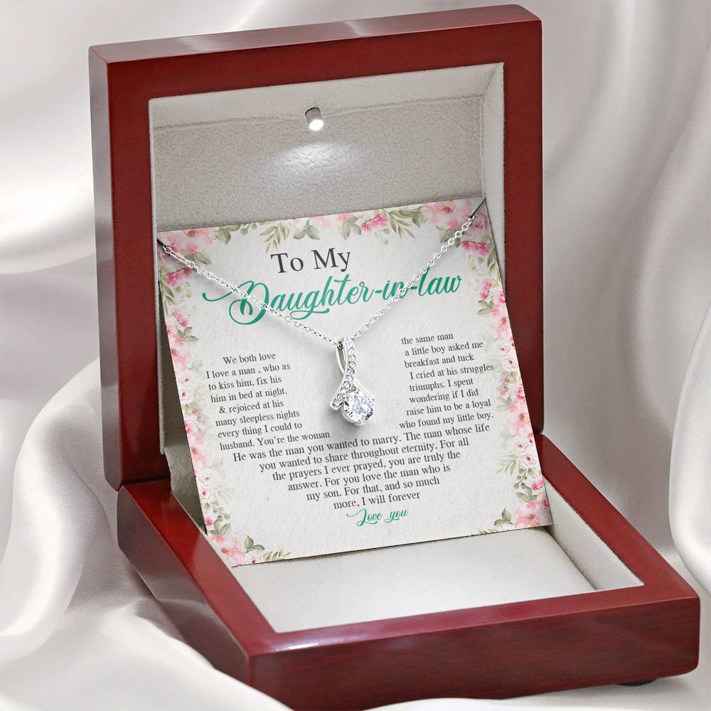 From Mother in Law to My Daughter in Law We Both Love the Same Man Alluring Pendant Necklace From Mother in Law to My Daughter in Law We Both Love the Same Man Alluring Pendant Necklace