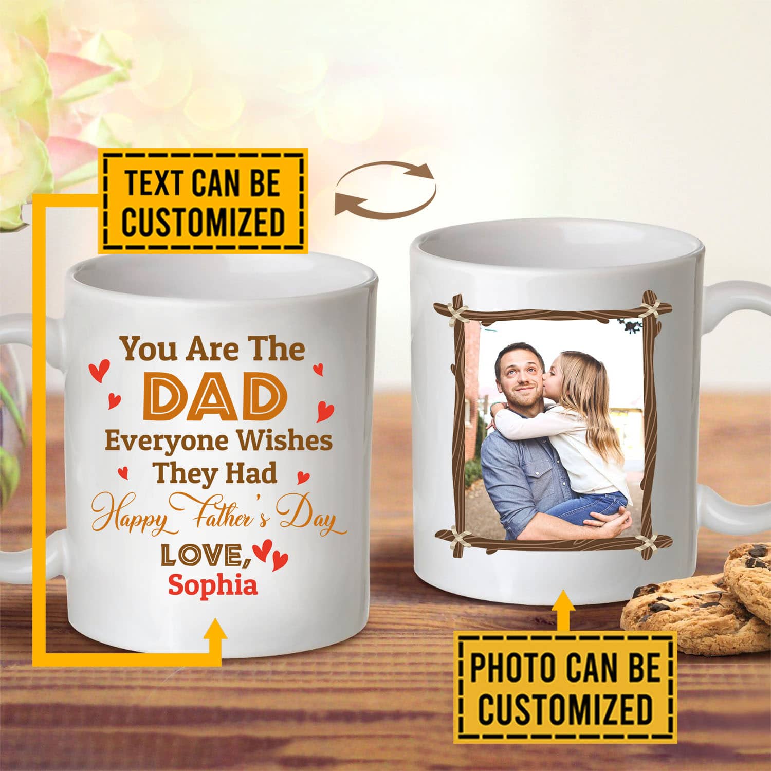 2VT. You Are The Dad Everyone Wish mug mk3