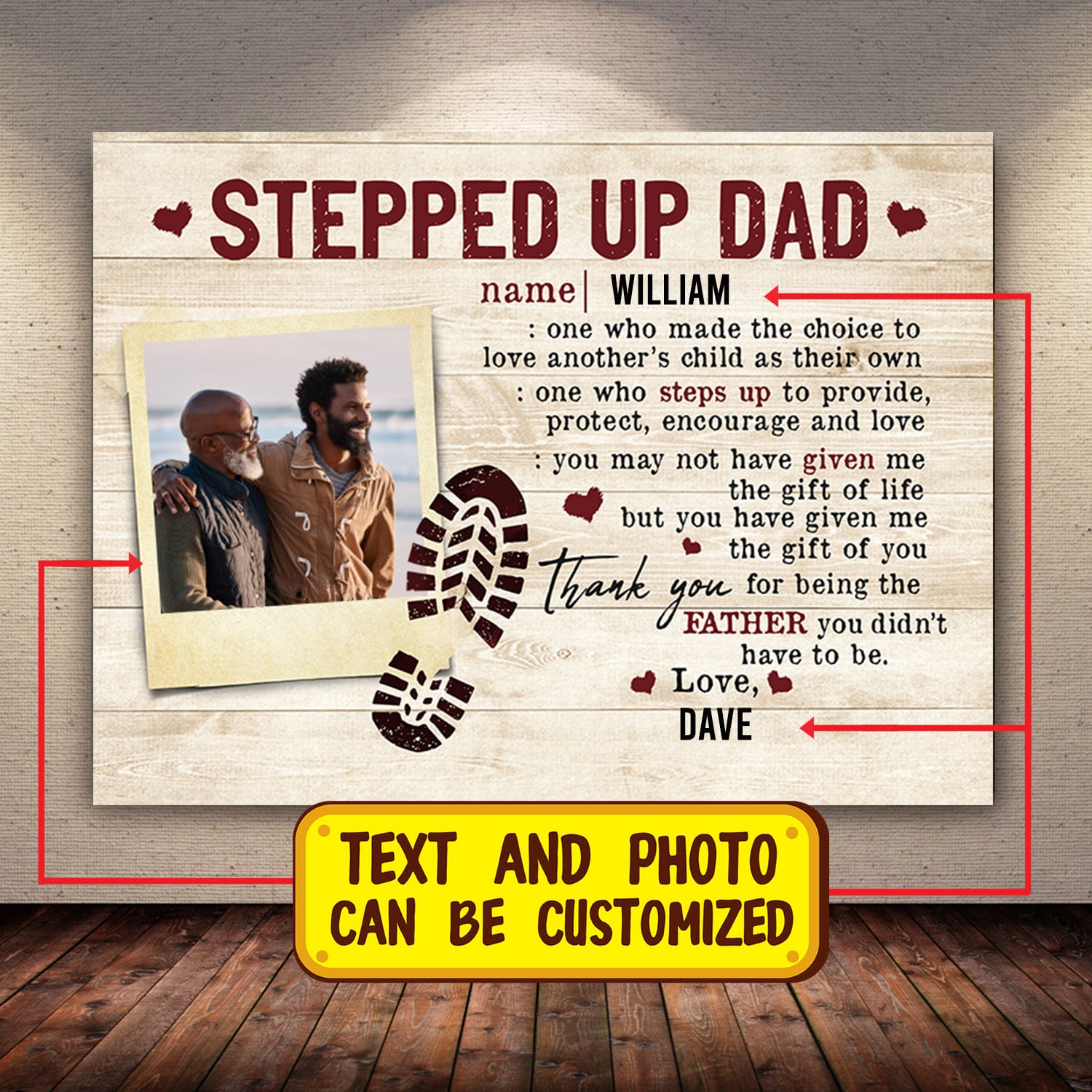 3VT. Stepped Up Dad Canvas mk2