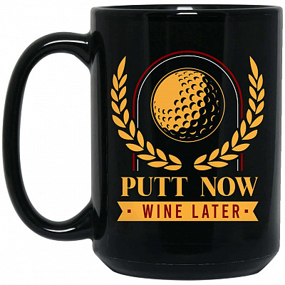 15 oz. Black Mug