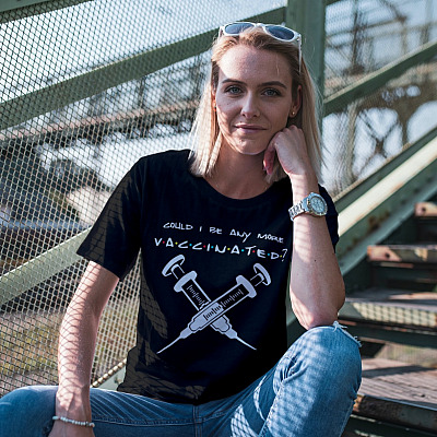 Alternative view of Could I Be Anymore Vaccinated T-Shirt