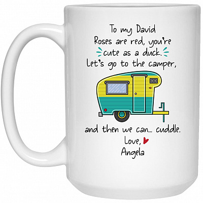 15 oz. White Mug