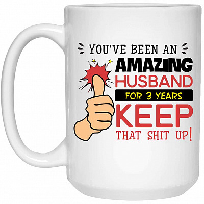 15 oz. White Mug