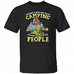 Sick Camping Tshirt, Black, Unisex T-Shirt