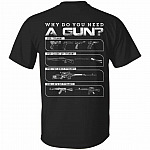 Need a Gun Shirt, Black, Unisex T-Shirt