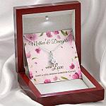 Mother And Daughter With Love Leave A Little Sparkle Wherever You Go Alluring Beauty Pendant Necklace