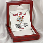 To My Dear Smokin' Hot Lady I Want to Be Your Last Everything The Only Buns For My Wiener Double Hearts Necklace